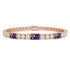 Diamond Tennis Bracelet with Australia Flag no. 2