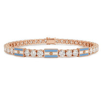 Diamond Tennis Bracelet with Argentina Flag no. 2 image 1