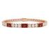 Diamond Tennis Bracelet with Morocco Flag no. 2 image 1