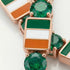 Emerald Tennis Bracelet with Ireland Flag no. 5