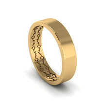 14K Gold Classic Harmony Band - Alex No. 1 image 1