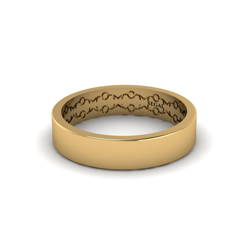 14K Gold Classic Harmony Band - Alex No. 1