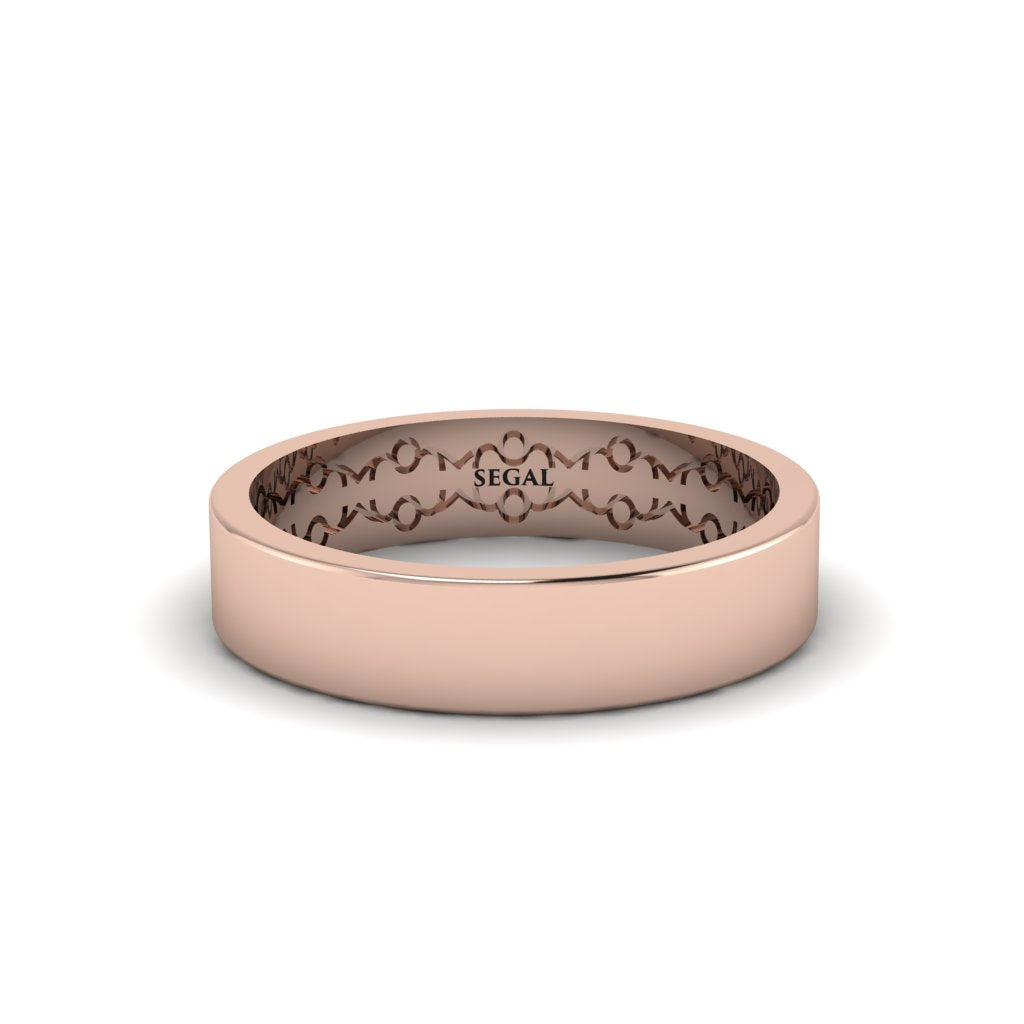 14K Gold Classic Harmony Band - Alex No. 2