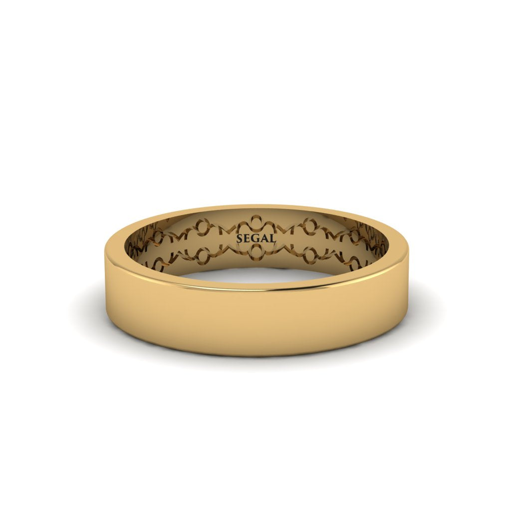 14K Gold Classic Harmony Band - Alex No. 1