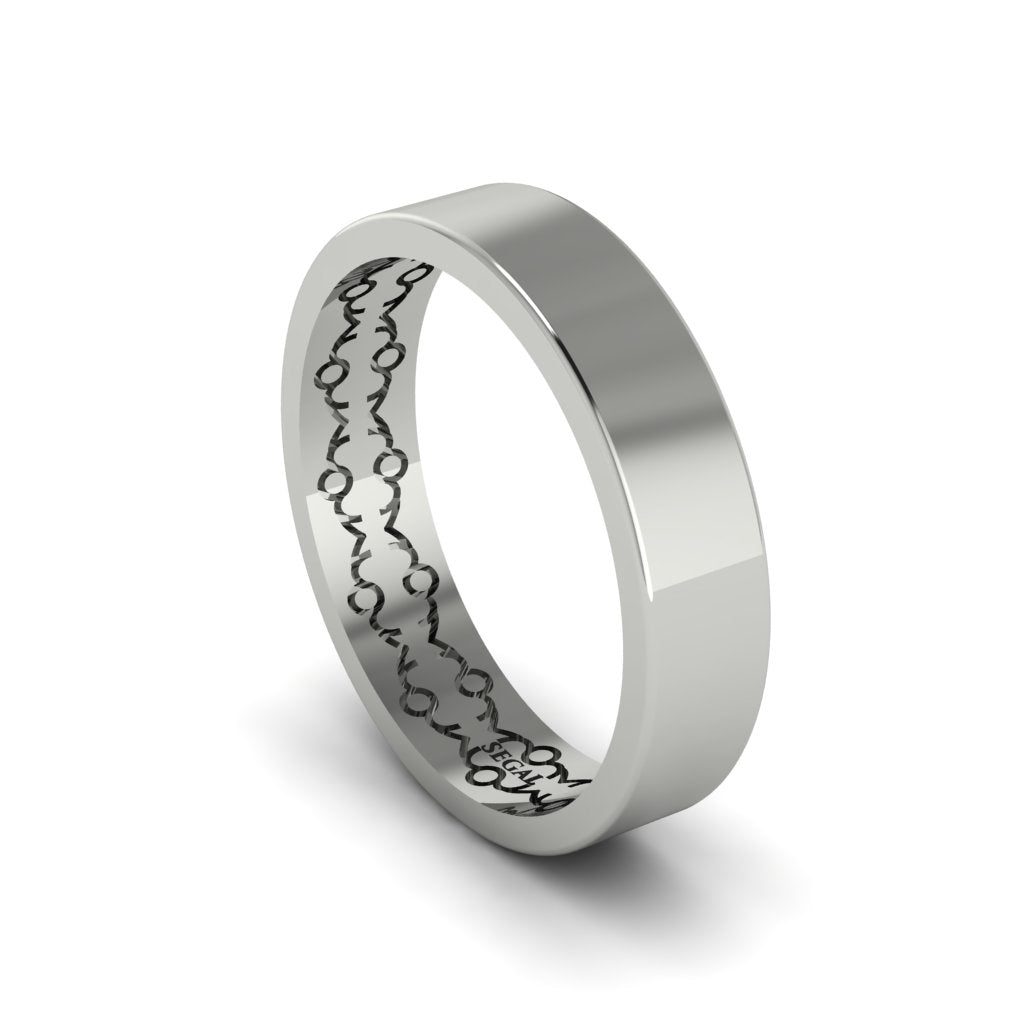 14K Gold Classic Harmony Band - Alex No. 3