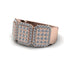 14K Gold Diamond Men's Pave Ring - Bay No. 2