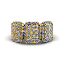 14K Gold Diamond Men's Pave Ring - Bay No. 1 image 1
