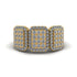 14K Gold Diamond Men's Pave Ring - Bay No. 1 image 1