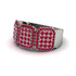14K Gold Ruby Men's Pave Ring - Bay No. 12 image 2