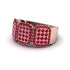 14K Gold Ruby Men's Pave Ring - Bay No. 11