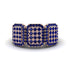 14K Gold Sapphire Men's Pave Ring - Bay No. 14 image 1