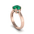 Emerald 14K Gold Solitaire Engagement Ring - Allie No. 5