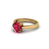 Ruby 14K Gold Solitaire Engagement Ring - Allie No. 10 image 2