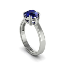 Sapphire 14K Gold Solitaire Engagement Ring - Allie No. 15 image 1