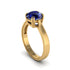 Sapphire 14K Gold Solitaire Engagement Ring - Allie No. 13