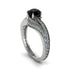 Diamond 14K Gold Pave Engagement Ring - Magnolia No. 9