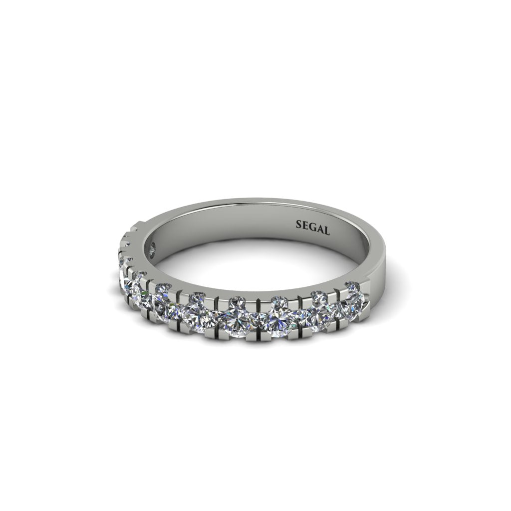 Diamond 14K Gold Eternity Wedding Ring - Alani No. 3