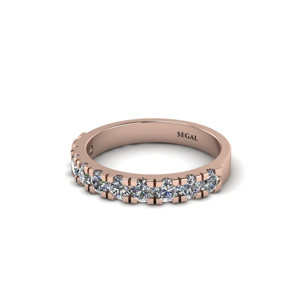 Diamond 14K Gold Eternity Wedding Ring - Alani No. 2