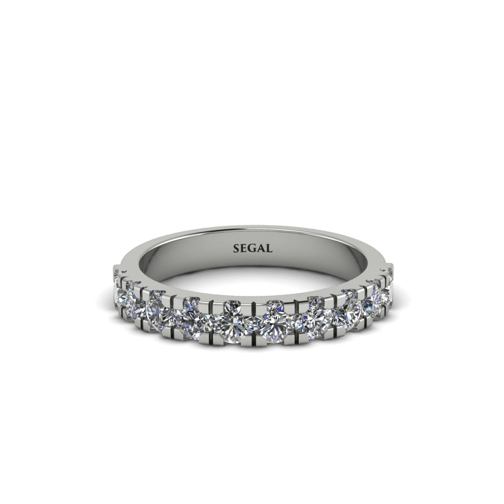 Diamond 14K Gold Eternity Wedding Ring - Alani No. 3