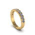 Diamond 14K Gold Eternity Wedding Ring - Alani No. 1 image 1