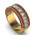 Diamond 14K Gold Pave Wedding Band - Mikayla No. 46