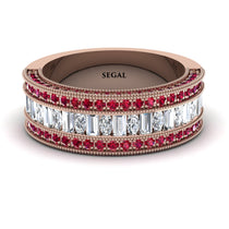 Diamond 14K Gold Pave Wedding Band - Mikayla No. 47 image 1