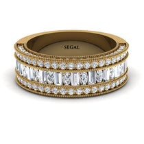 Diamond 14K Gold Pave Wedding Band - Mikayla No. 1 image 1
