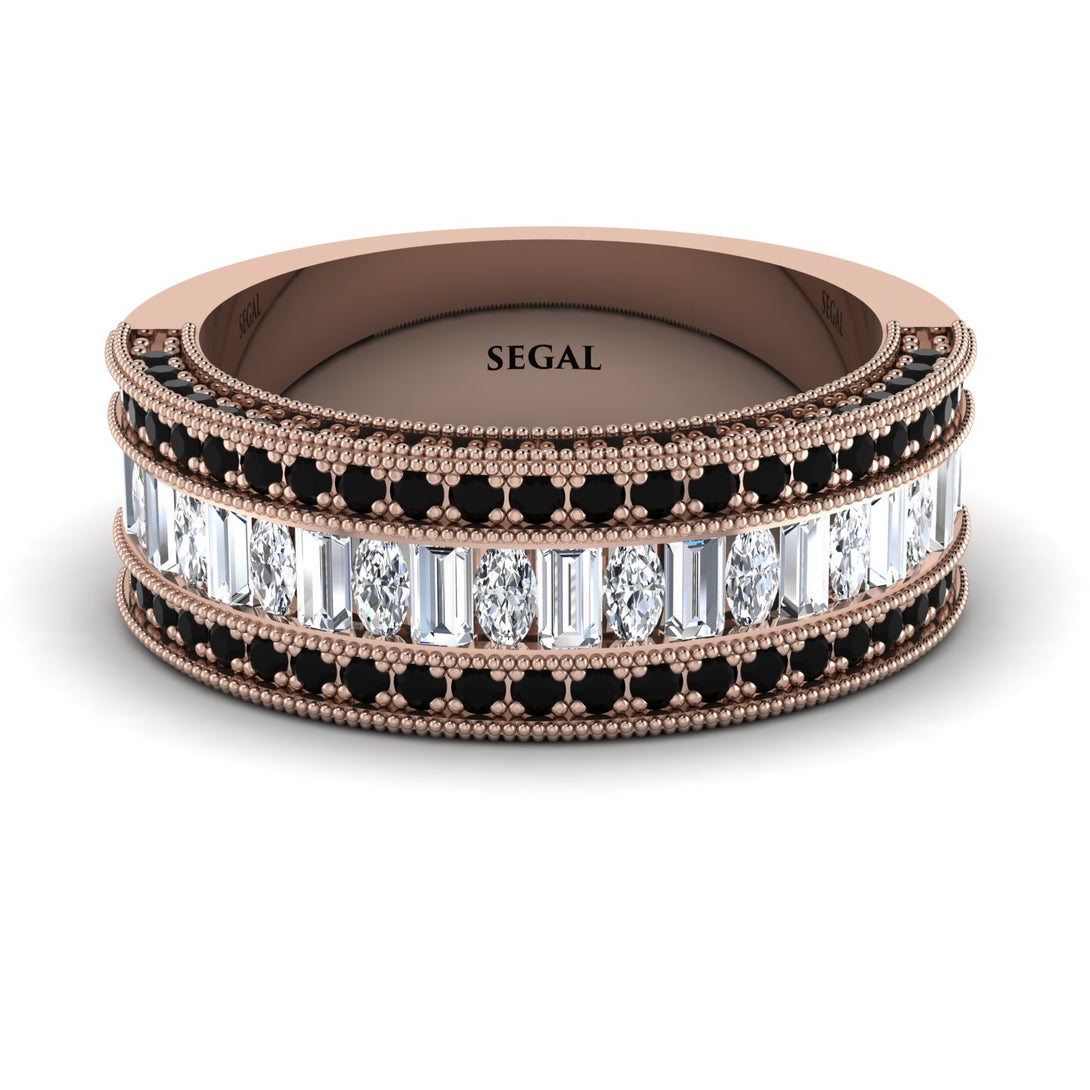Diamond 14K Gold Pave Wedding Band - Mikayla No. 32