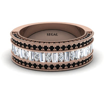 Diamond 14K Gold Pave Wedding Band - Mikayla No. 32 image 1