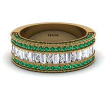 Diamond 14K Gold Pave Wedding Band - Mikayla No. 16 image 1