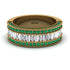 Diamond 14K Gold Pave Wedding Band - Mikayla No. 16