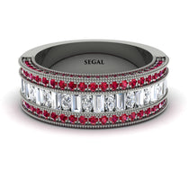 Diamond 14K Gold Pave Wedding Band - Mikayla No. 48 image 1