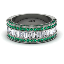Diamond 14K Gold Pave Wedding Band - Mikayla No. 18 image 1