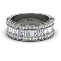 Diamond 14K Gold Pave Wedding Band - Mikayla No. 3 image 1
