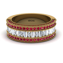 Diamond 14K Gold Pave Wedding Band - Mikayla No. 46 image 1