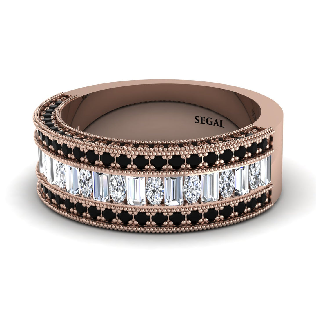 Diamond 14K Gold Pave Wedding Band - Mikayla No. 32