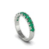 Emerald 14K Gold Eternity Wedding Ring - Alani No. 6
