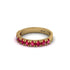 Ruby 14K Gold Eternity Wedding Ring - Alani No. 10 image 2