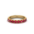 Ruby 14K Gold Eternity Wedding Ring - Alani No. 10 image 3