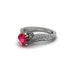 Diamond 14K Gold Pave Engagement Ring - Magnolia No. 12 image 3