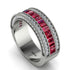 Ruby 14K Gold Pave Wedding Band - Mikayla No. 12 image 2