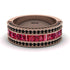 Ruby 14K Gold Pave Wedding Band - Mikayla No. 41