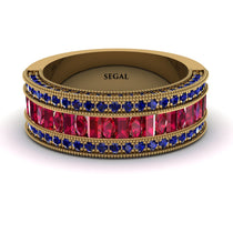 Ruby 14K Gold Pave Wedding Band - Mikayla No. 70 image 1