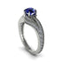 Diamond 14K Gold Pave Engagement Ring - Magnolia No. 15