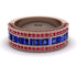 Sapphire 14K Gold Pave Wedding Band - Mikayla No. 59 image 1
