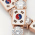 Diamond Tennis Bracelet with South Korea Flag no. 2