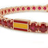 Ruby Tennis Bracelet with Spain Flag no. 11 image 4