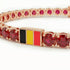 Ruby Tennis Bracelet with Belgium Flag no. 11