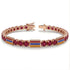 Ruby Tennis Bracelet with Armenia Flag no. 11 image 2
