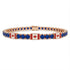 Sapphire Tennis Bracelet with Canada Flag no. 14